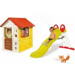 Smoby 810706 domček Pretty Máša a medveď so zasúvacou okenicou a mriežkovaným oknom UV Filter 127 výška*111*98 cm – Sleviste.cz