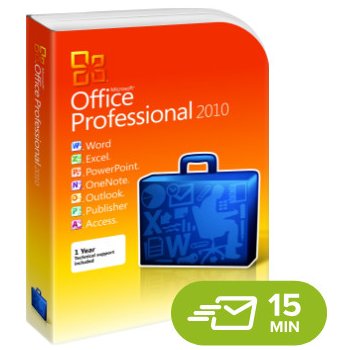 Microsoft Office 2010 Professional 32/64 bit CZ, ESD, 269-14831, druhotná licence
