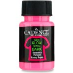 Cadence Barva na textil svítící ve tmě 50 ml růžová – Zbozi.Blesk.cz