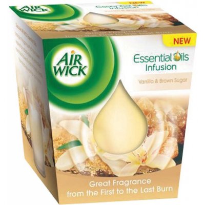 Air Wick Essential Oils Infusion Vanilla & Brown Sugar 105 g – Hledejceny.cz