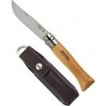 Opinel VR N°08 Inox 8,5 cm+kožené pouzdro – Hledejceny.cz