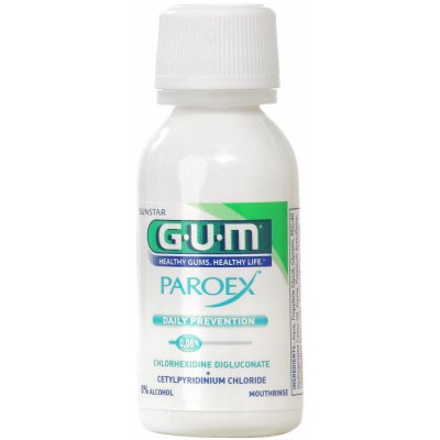 GUM Paroex ústní výplach s chlorhexidinem 0,06%, 30 ml – Hledejceny.cz