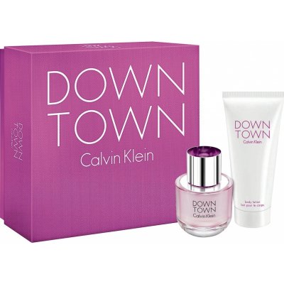 Calvin Klein Downtown EDP 50 ml + tělové mléko 100 ml dárková sada – Hledejceny.cz