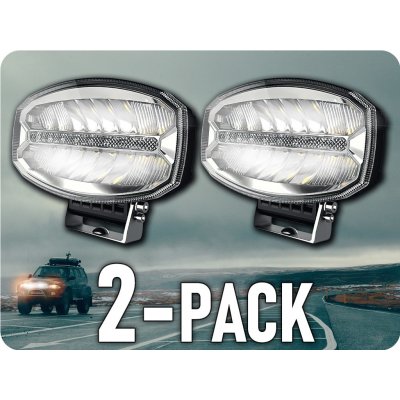 TruckLED LED přední světlo s denním svícením (DRL), 58W/11,8W, 5800lm, 12/24V, 60cm kabel/2-PACK! [L3415] – Hledejceny.cz