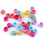 Korálky do vlasů zacvakávací - mix – Zboží Mobilmania