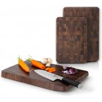 Prkénko na krájení Continenta Endgrain 27x18x2,6 cm ořech – Hledejceny.cz