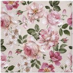 PAW ubrousky L Roses Glory cream 33x33cm – Zboží Mobilmania