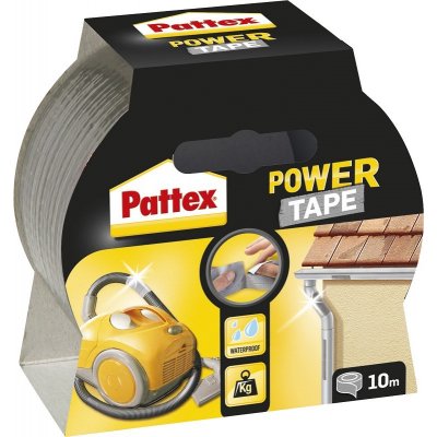 Pattex Power Tape Voděodolná lepicí páska 50 mm x 10 m stříbrná