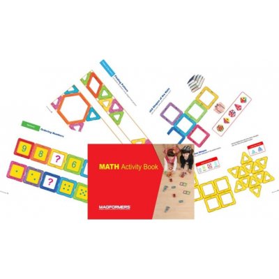 Magformers Učebnice Magtematika Math Activity Book (anglicky) – Zboží Mobilmania