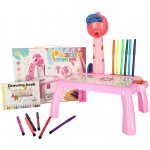 KIK KX4915 Projektor na malování s příslušenstvím růžový – Sleviste.cz