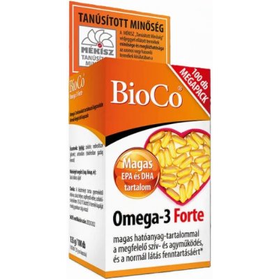 BioCo Omega-3 Forte MEGAPACK 100 kapslí – Hledejceny.cz