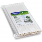Wimex papírové brčko JUMBO 8 x 20 cm bílé 20 ks – Hledejceny.cz