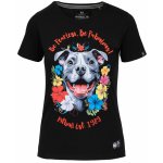 PitBull West Coast dámské triko HAPPY PIT 2 černé – Zboží Dáma