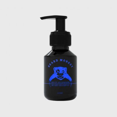 Beard Monkey Sweden Beard Monkey Minty & Raspberry Beard Shampoo hloubkově čisticí šampon na vousy 100 ml – Zbozi.Blesk.cz