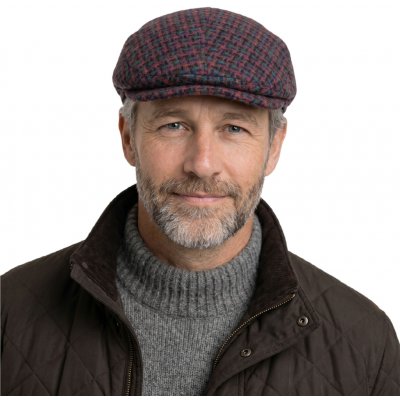 Fiebig pánská zimní bekovka Harris Tweed vínová – Hledejceny.cz