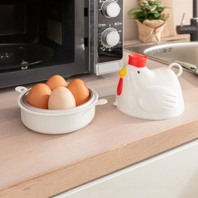 Die moderne Hausfrau Vařič vajec do mikrovlnné trouby 634213 – Zboží Dáma