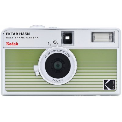 Kodak EKTAR H35N Half Frame Film Camera Striped Green – Zboží Živě