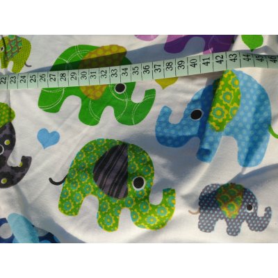 KHC 2-dílná sada Povlečení 120 x 90 cm + 40 x 60 cm + Mantinel Sloníci – Zboží Mobilmania