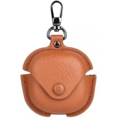 VSECHNONAMOBIL LEATHER POCKET Pouzdro pro sluchátka Samsung Galaxy Buds4 / Buds4 Pro světlehnědé 141905 – Zbozi.Blesk.cz