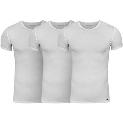 Tommy Hilfiger 3 PACK pánské triko 2S87903767-100 White – Zboží Mobilmania