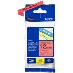 Brother TZE-431, černý tisk červený podklad 8 m x 12 mm – Sleviste.cz