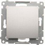 Simon DW6A.01/X/43 řazení 6 přístroj s krytem 16AX 250V šroubové svorky stříbrná – Hledejceny.cz
