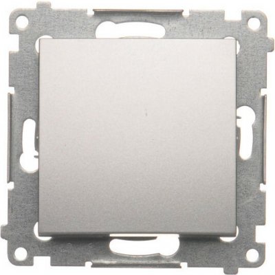 Simon DW6A.01/X/43 řazení 6 přístroj s krytem 16AX 250V šroubové svorky stříbrná – Hledejceny.cz