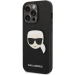Pouzdro Karl Lagerfeld PU Saffiano Karl Head iPhone 14 černé – Zboží Živě