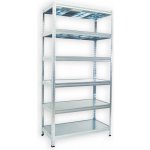 Biedrax Regál 50 x 90 x 180 cm 6 polic pozink – Sleviste.cz