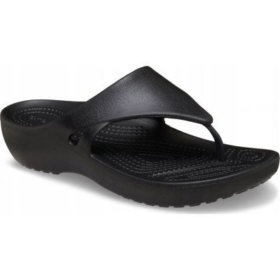 Crocs Kadee Wedge Flip W černá – Zboží Mobilmania