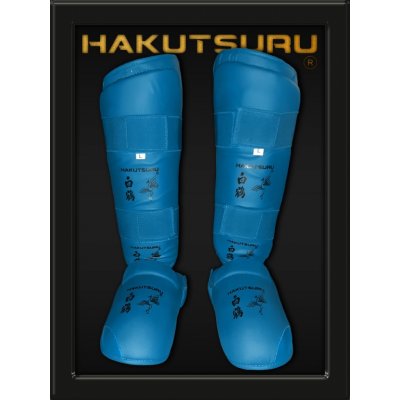 Hakutsuru Equipment chrániče holení a nártů Kumite modrá – Zboží Dáma