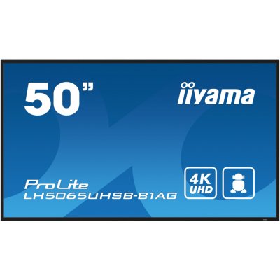 50" iiyama ProLite LH5065UHSB-B1AG Digital Signage 4K IPS LED 24/7 – Zboží Mobilmania
