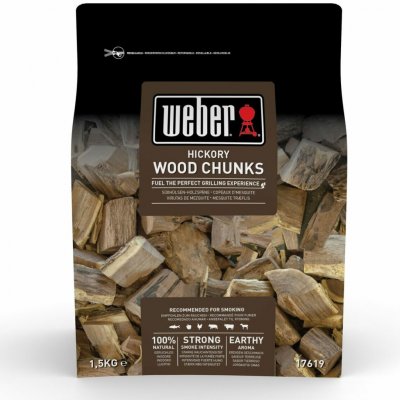 Weber Udicí lupínky Hickory, 1,5 kg – Zboží Dáma
