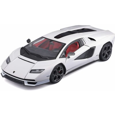 Bburago Plus Lamborghini Countach LPI 800 4 White 1:24 – Zboží Dáma