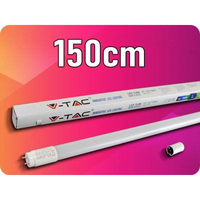 V-tac Led Trubice T8, 22W, 150 Cm, G13, Nano Plast, 2000lm Teplá bílá – Zboží Mobilmania