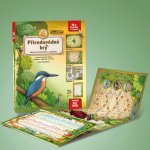 4 přírodovědné hry - Leporelo her s kostkou, figurkami a žetony, pro zábavné učení přírodopisu a angličtiny - Lucie Ernestová