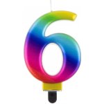 Godan Narozeninová svíčka 6 duhová – Hledejceny.cz