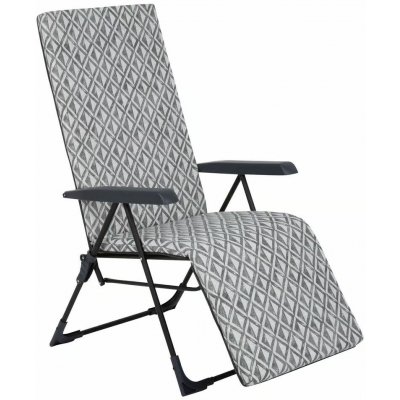 PATIO Polohovací zahradní křeslo s podnožkou Barletta Plus Black Edition H039-06PB 463046 – Hledejceny.cz
