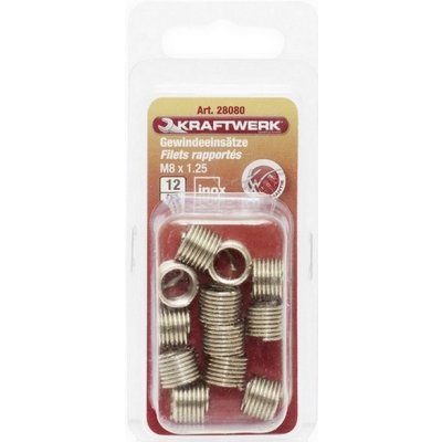 Závitové vložky M6x1,0 INOX (12ks) PROFI Line – Zboží Mobilmania