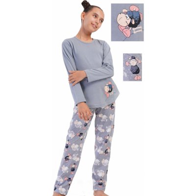 Dívčí pyžamo veselé a roztomilé ovečky 1F0959 šedé – Zboží Mobilmania