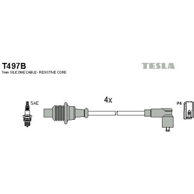 Sada kabelů pro zapalování TESLA T497B – Hledejceny.cz
