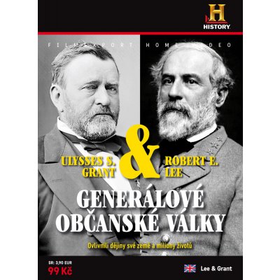 Generálové občanské války: Robert E. Lee & Ulysses S. Grant - digipack DVD