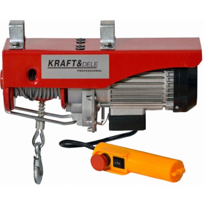 KRAFT&DELE KD1526 Elektrický lanový naviják 400/800kg 1300W jeřáb, kladkostroj – Zbozi.Blesk.cz