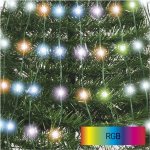 Emos D5AA02 LED vánoční stromek se světelným řetězem a hvězdou 1,5 m vnitřní ovladač časovač RGB – Sleviste.cz