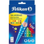 Pelikan Silverino silné trojhranné pastelky 12ks 00700627 – Hledejceny.cz