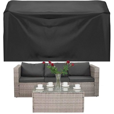 Springos Exterio Kryt na zahradní nábytek 152x104x71 cm, černý – Zboží Dáma Springos Exterio Kryt na zahradní nábytek 152x104x71 cm, černý – Zboží Dáma