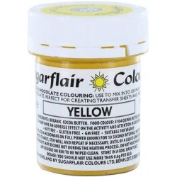 Sugarflair Barva do čokolády na bázi kakaového másla Yellow 35 g