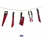 Girlanda krvavé nářadí 180 cm Halloween FOLAT – Sleviste.cz