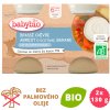 Dětský dezert a pudink Babybio Brassé z kozího mléka meruňka banán 2 x 130 g