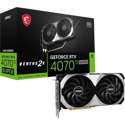 MSI GeForce RTX 4070 Ti SUPER VENTUS 2X OC 16G – Zboží Živě